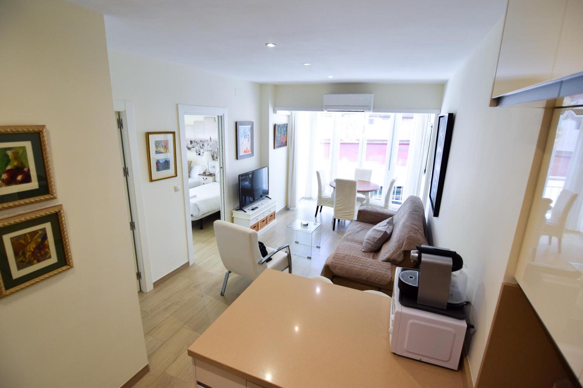 Malagueta Beachside Charm Lejlighed Málaga Eksteriør billede