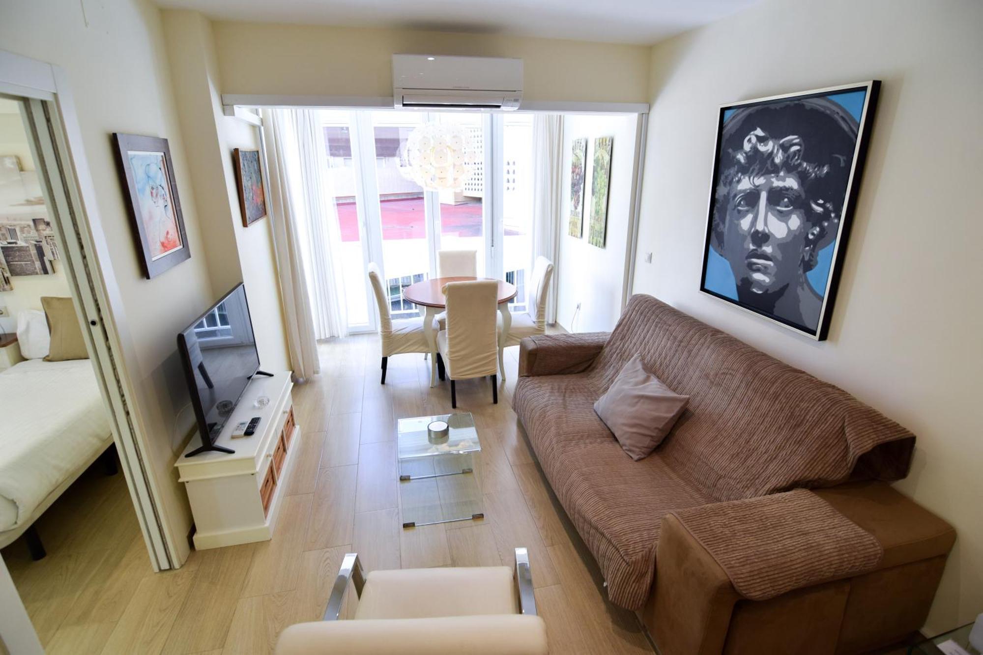 Malagueta Beachside Charm Lejlighed Málaga Eksteriør billede